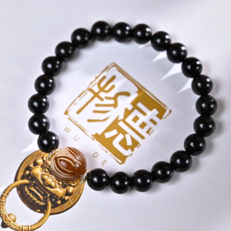 WUDE Ebony Wooden Bracelets Unisex-20