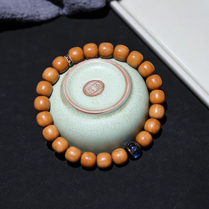 WUDE Monkey Head Walnut Wooden Bracelets Unisex-47