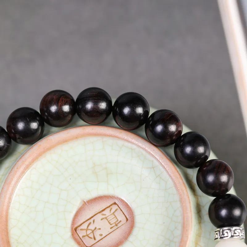 WUDE Ebony Wooden Bracelets Unisex-4