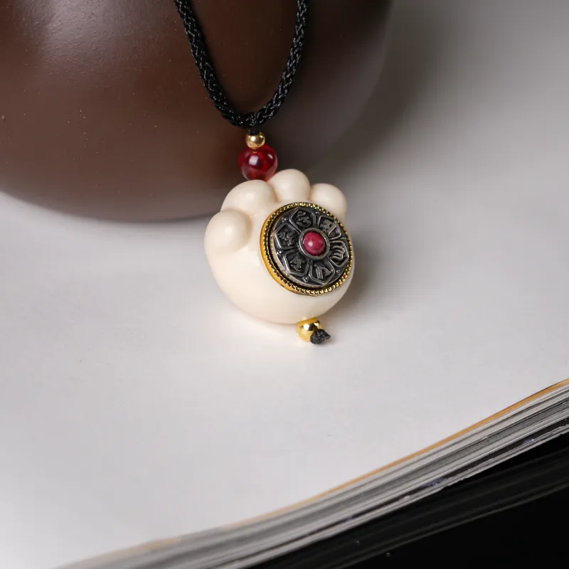 WUDE Ivory Nut Bodhi Necklaces Unisex-2