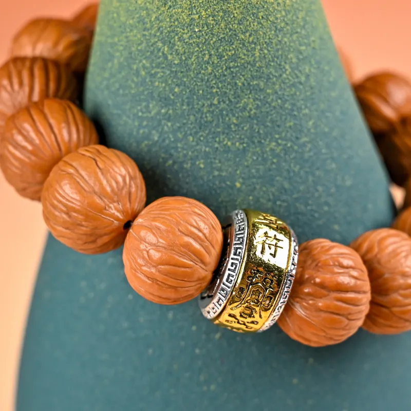 WUDE Monkey Head Walnut Bracelets Unisex-36