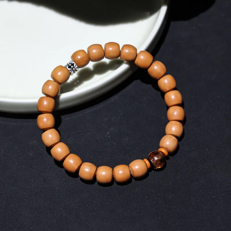 WUDE Monkey Head Walnut Wooden Bracelets Unisex-37