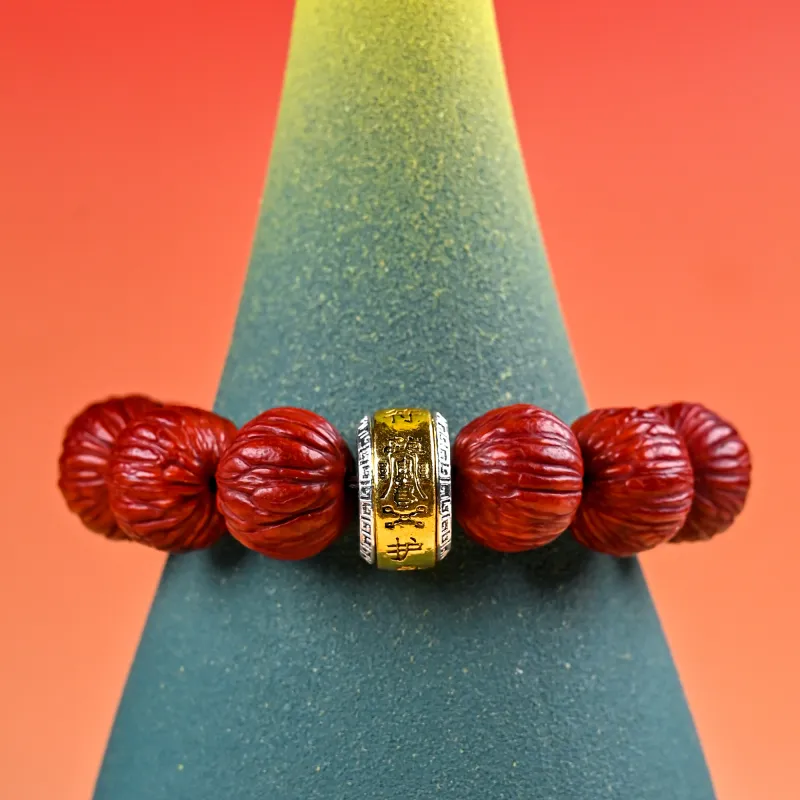 WUDE Monkey Head Walnut Bracelets Unisex-22