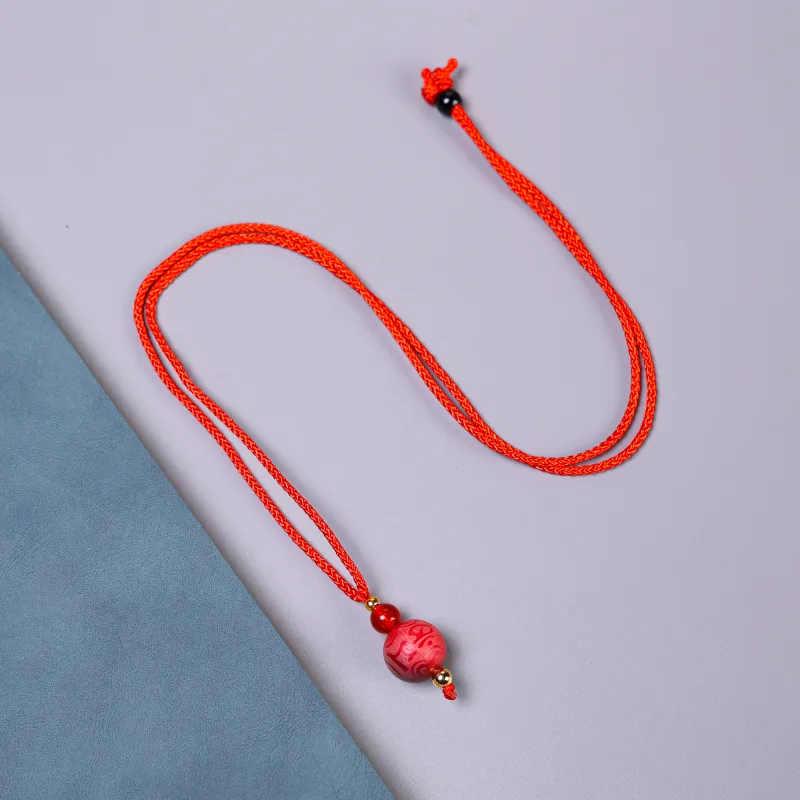 WUDE White Jade Bodhi Necklaces Unisex-4