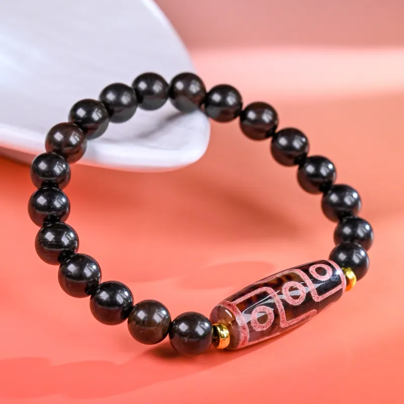 WUDE Ebony Wooden Bracelets Unisex-14