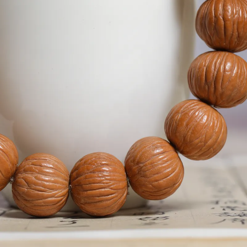 WUDE Monkey Head Walnut Bracelets Unisex-3