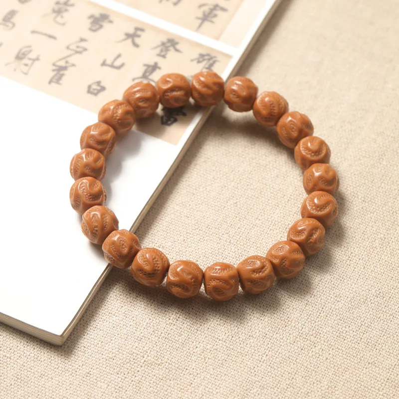 WUDE Monkey Head Walnut Bracelets Unisex-5