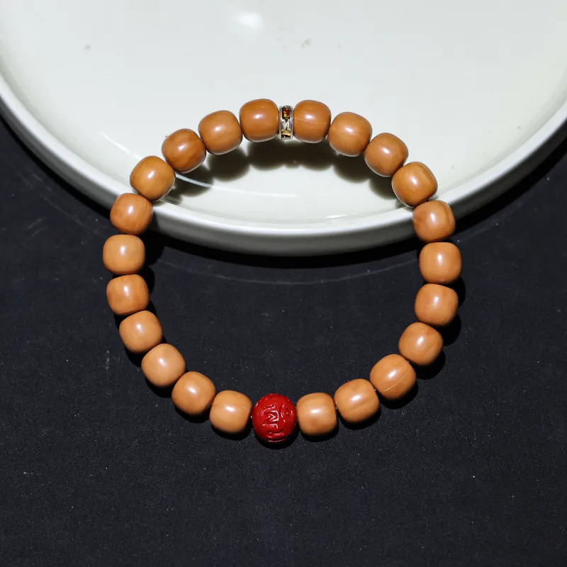 WUDE Monkey Head Walnut Wooden Bracelets Unisex-23