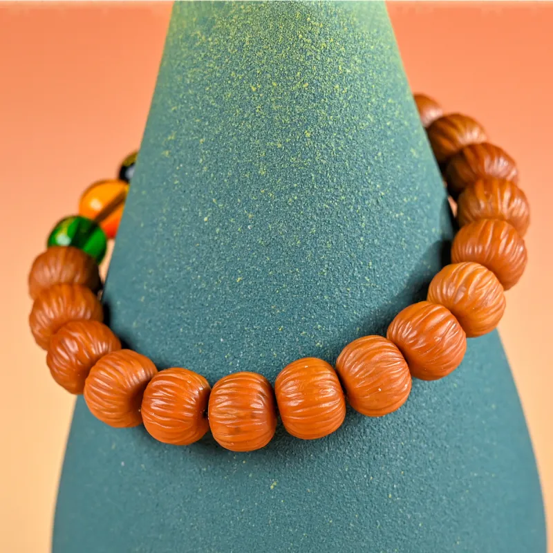 WUDE Monkey Head Walnut Bracelets Unisex-2