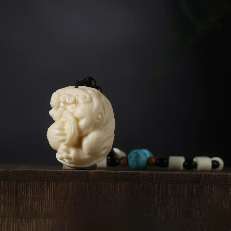 WUDE Ivory Nut Handlebar Piece Unisex-5