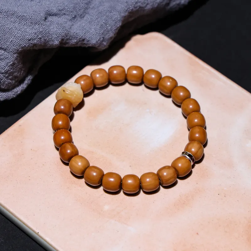 WUDE Monkey Head Walnut Wooden Bracelets Unisex-67