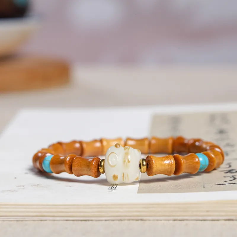 WUDE Barbie Sandalwood Bracelets Unisex-5
