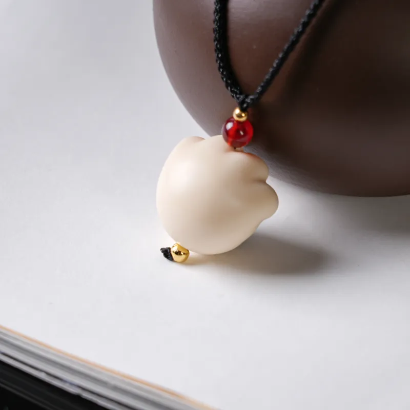 WUDE Ivory Nut Bodhi Necklaces Unisex-3