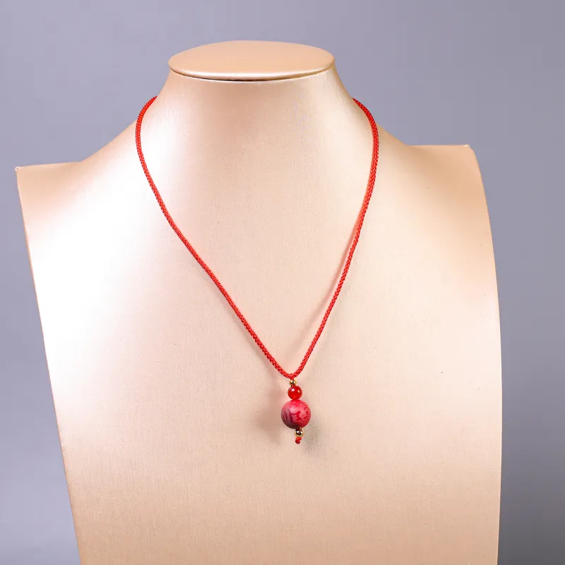 WUDE White Jade Bodhi Necklaces Unisex-1