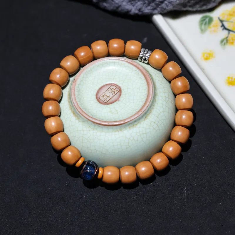 WUDE Monkey Head Walnut Wooden Bracelets Unisex-59