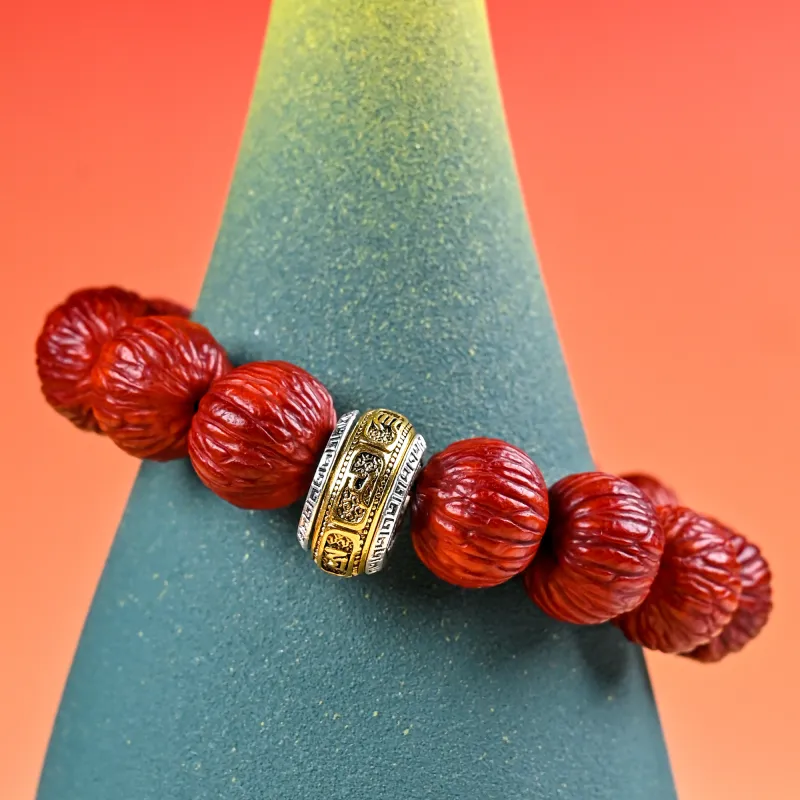 WUDE Monkey Head Walnut Bracelets Unisex-29
