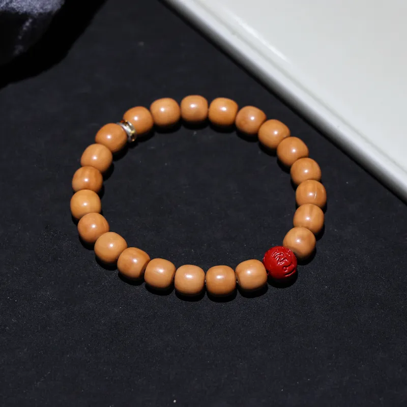 WUDE Monkey Head Walnut Wooden Bracelets Unisex-25