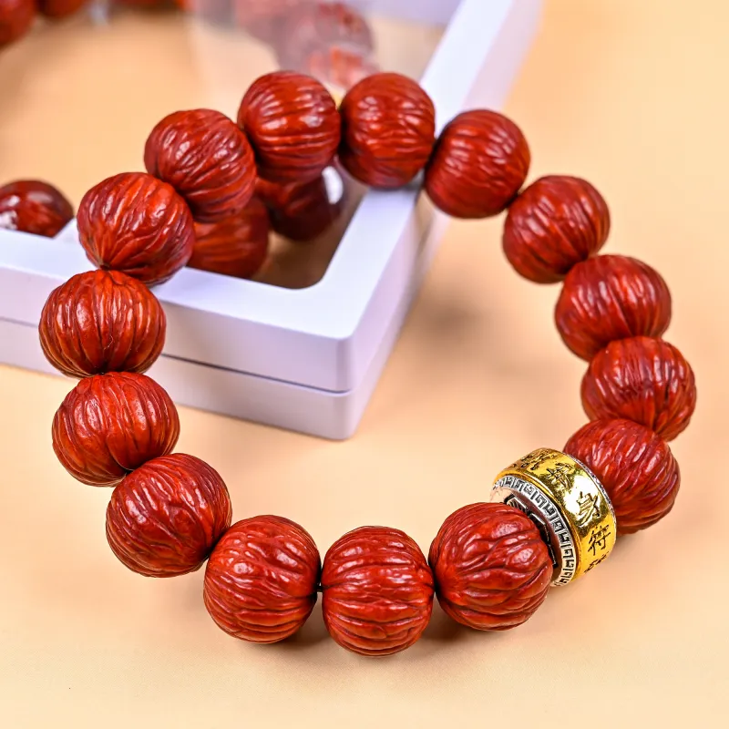 WUDE Monkey Head Walnut Bracelets Unisex-25