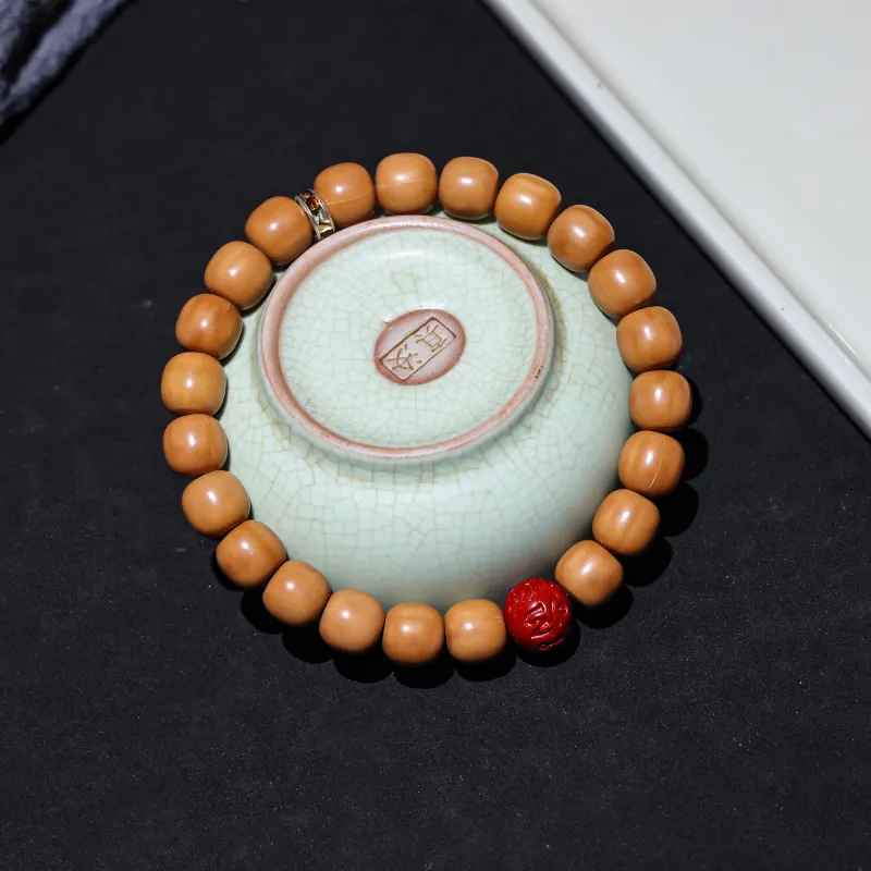 WUDE Monkey Head Walnut Wooden Bracelets Unisex-26