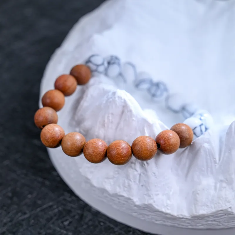 WUDE Barbie Sandalwood Wooden Bracelets Unisex-5
