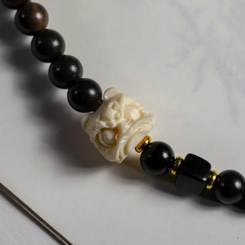 WUDE Ebony Wooden Bracelets Unisex-3