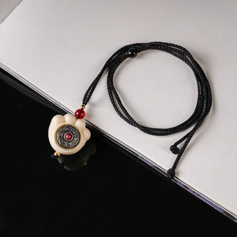 WUDE Ivory Nut Bodhi Necklaces Unisex-6