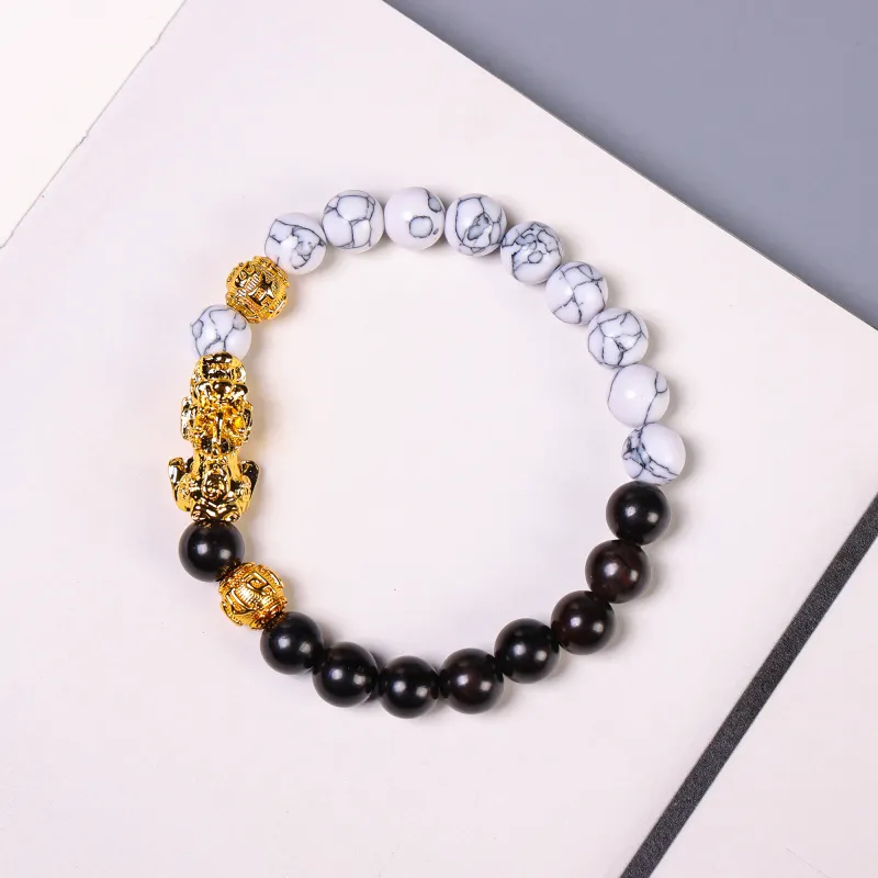 WUDE Ebony Wooden Bracelets Unisex-5