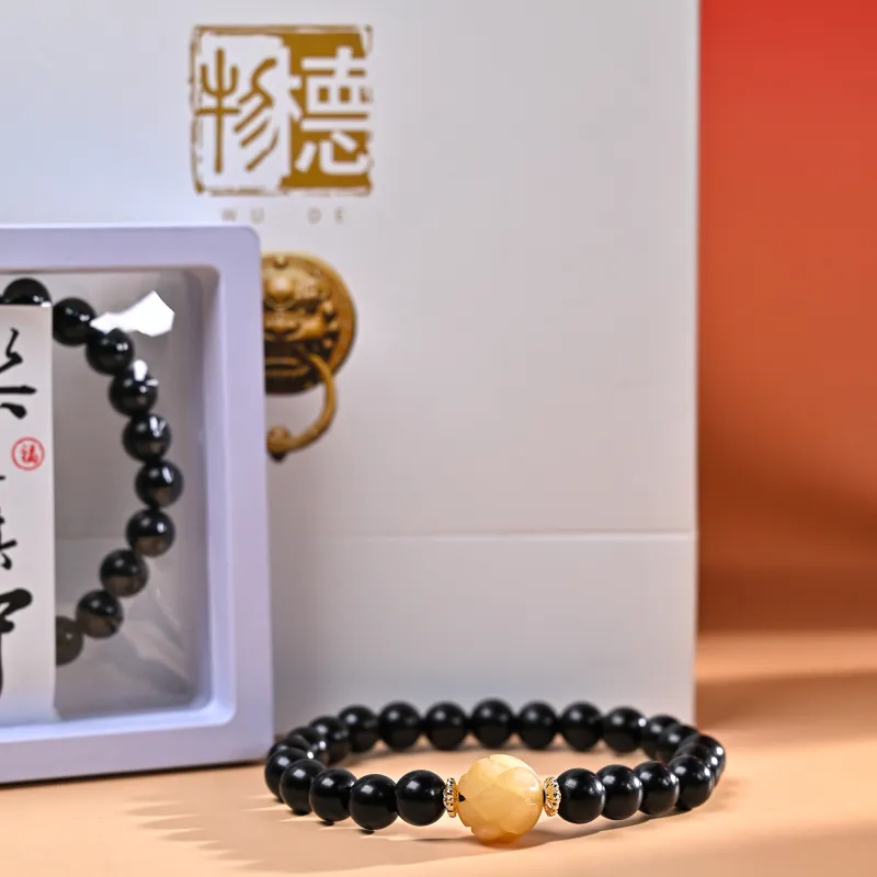 WUDE Ebony Wooden Bracelets Unisex-11
