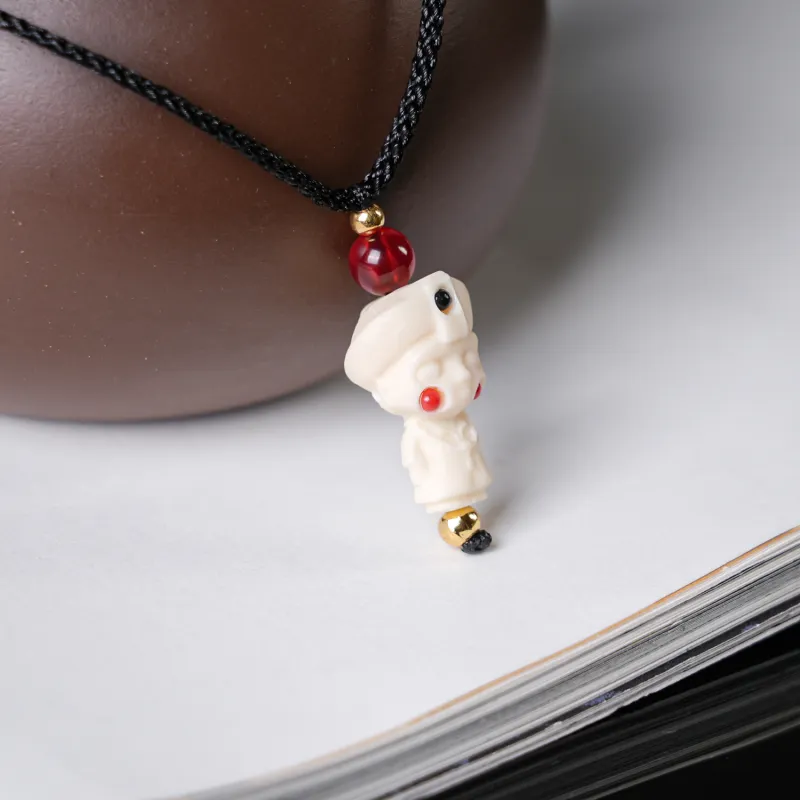 WUDE Ivory Nut Bodhi Necklaces Unisex-3