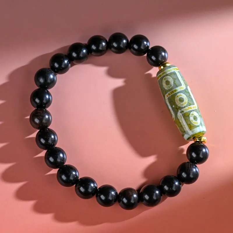 WUDE Ebony Wooden Bracelets Unisex-16