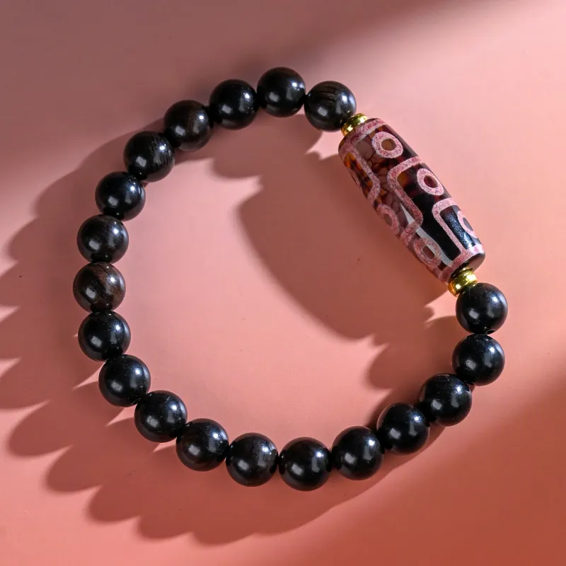 WUDE Ebony Wooden Bracelets Unisex-11