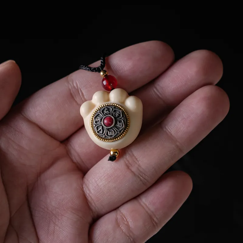 WUDE Ivory Nut Bodhi Necklaces Unisex-4