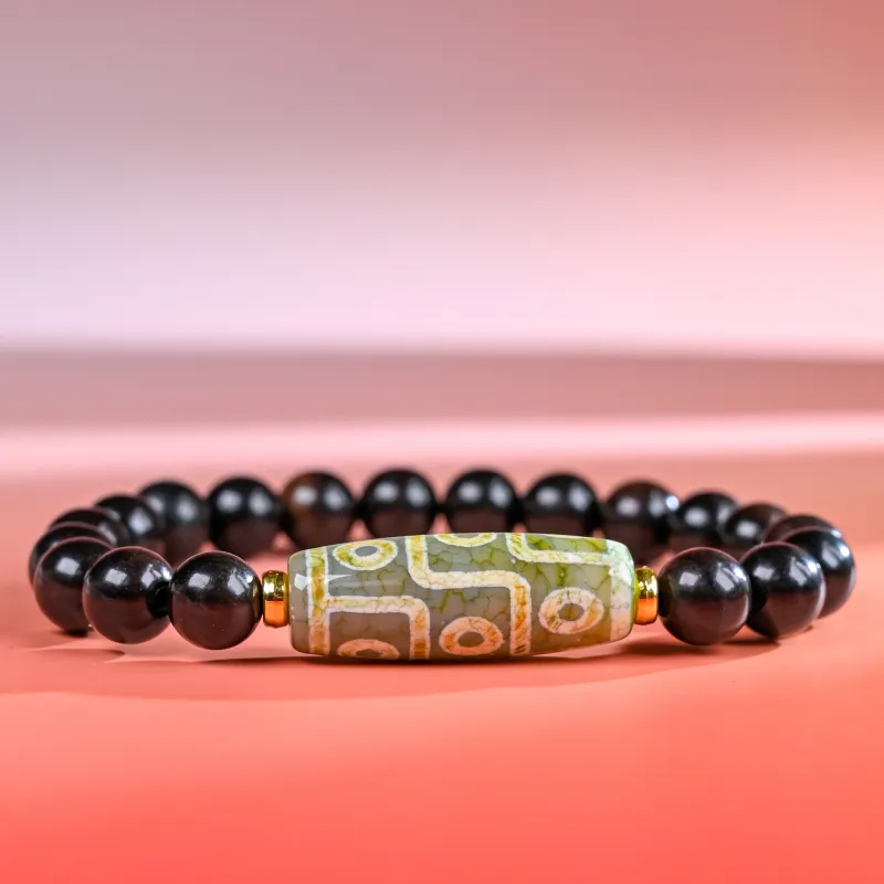 WUDE Ebony Wooden Bracelets Unisex-18
