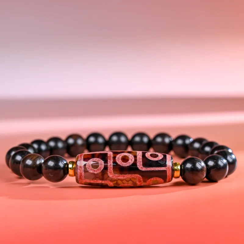 WUDE Ebony Wooden Bracelets Unisex-13