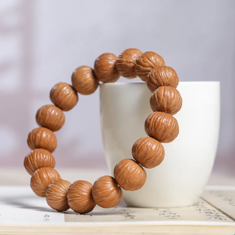 WUDE Monkey Head Walnut Bracelets Unisex-4
