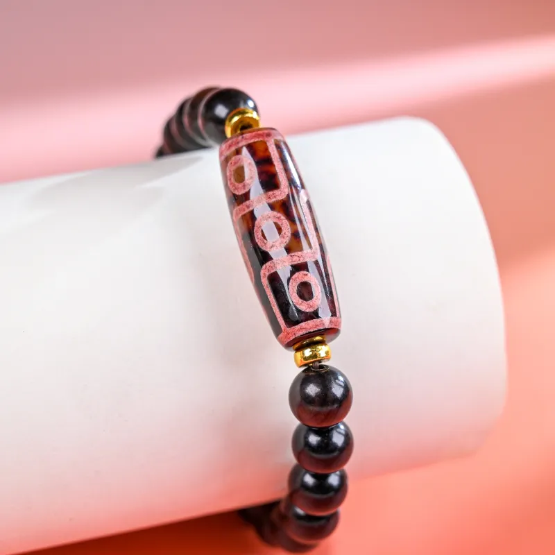 WUDE Ebony Wooden Bracelets Unisex-12