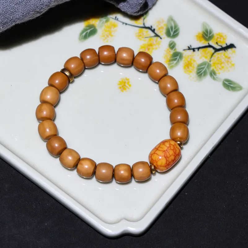 WUDE Monkey Head Walnut Wooden Bracelets Unisex-72