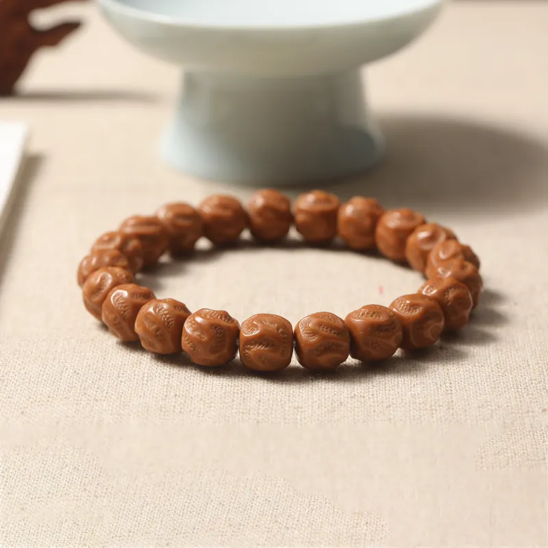 WUDE Monkey Head Walnut Bracelets Unisex-4