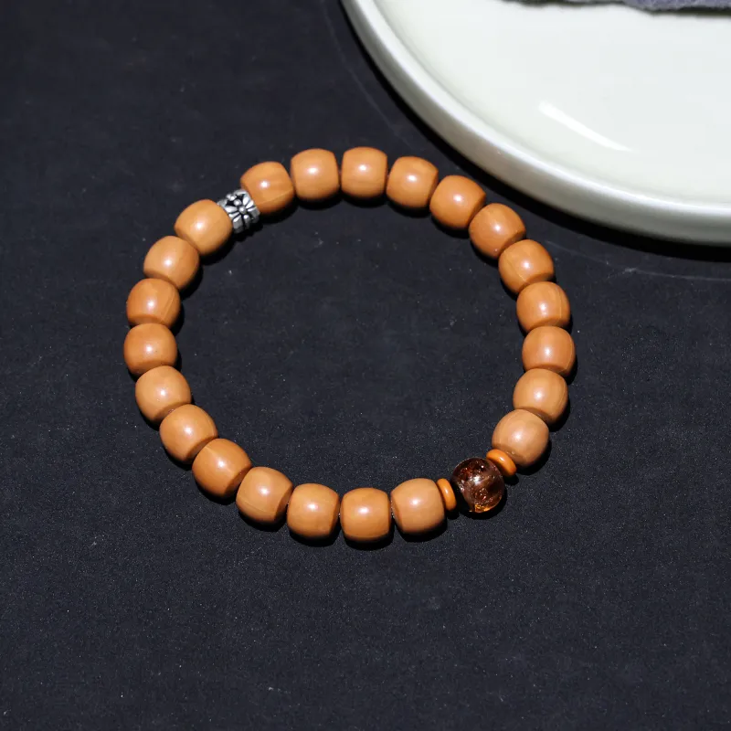 WUDE Monkey Head Walnut Wooden Bracelets Unisex-38