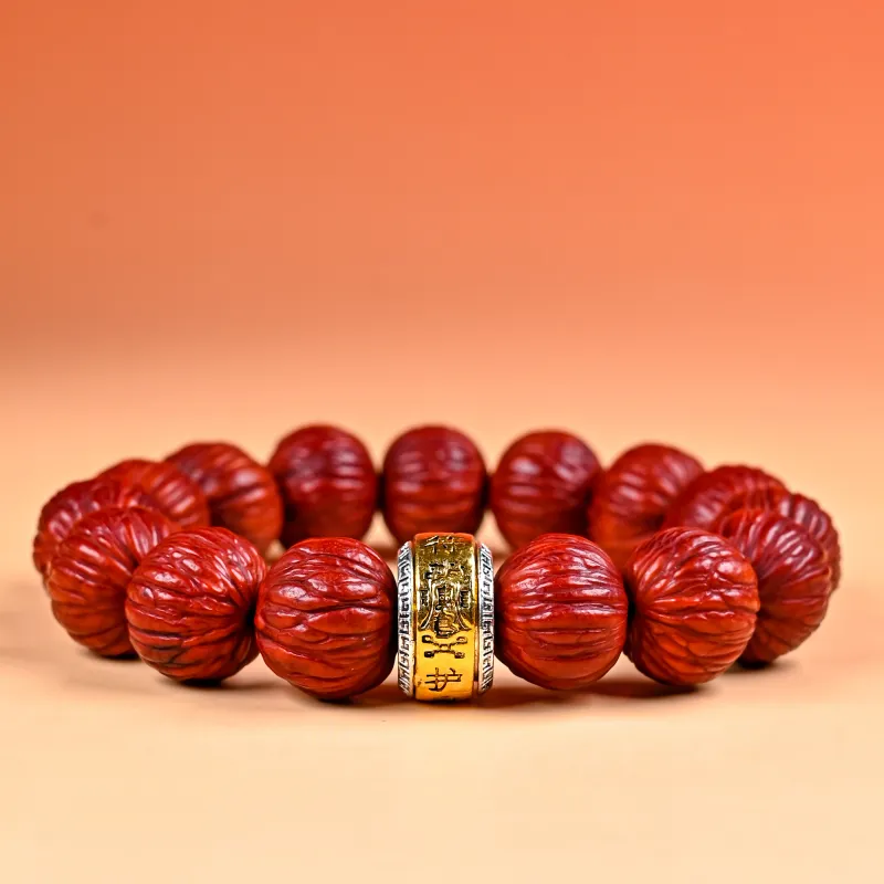 WUDE Monkey Head Walnut Bracelets Unisex-23