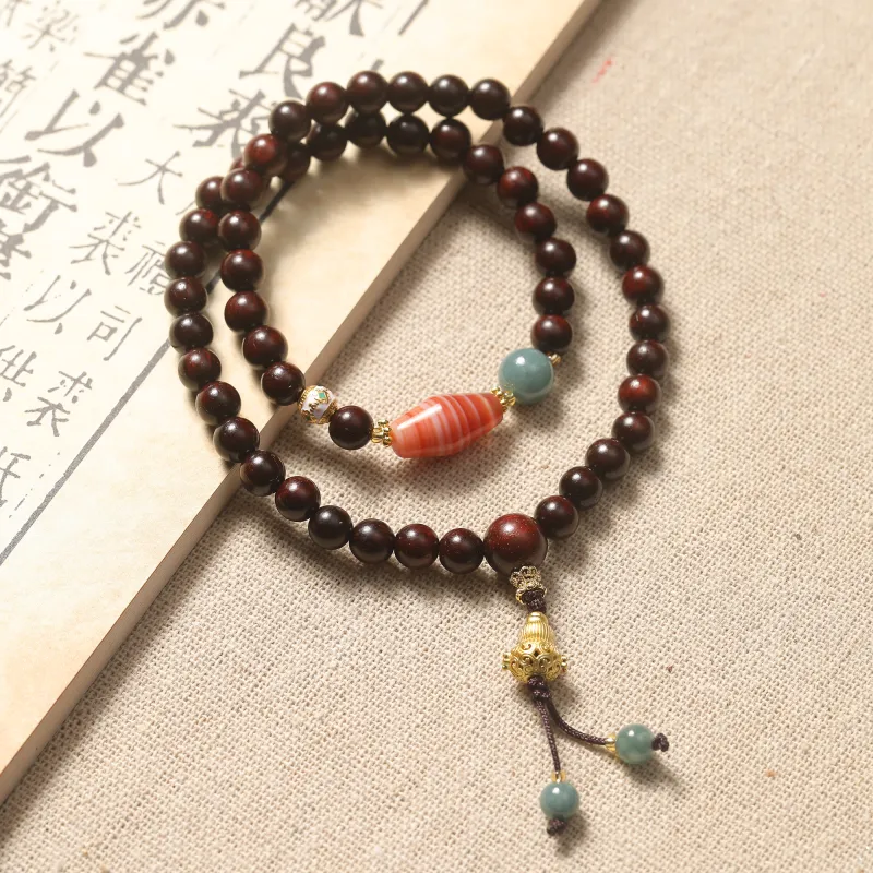 WUDE Rosewood Wooden Bracelets Unisex-5