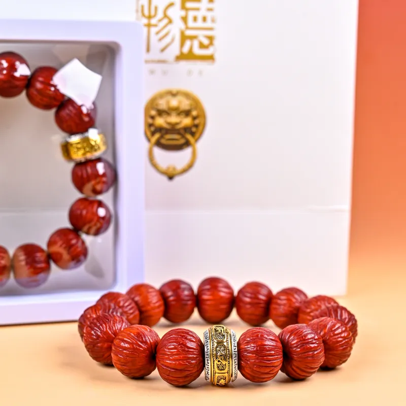 WUDE Monkey Head Walnut Bracelets Unisex-31