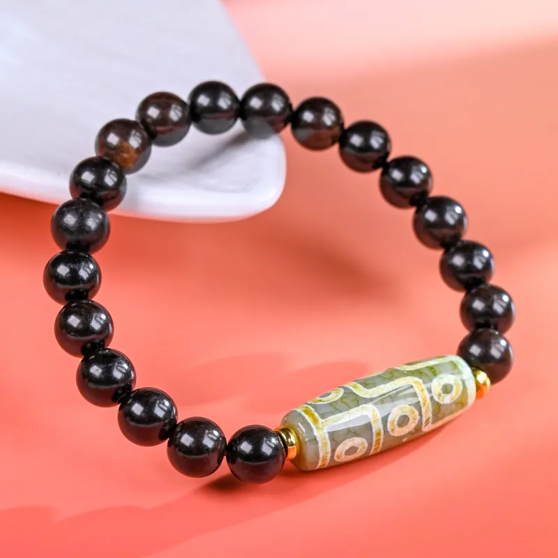 WUDE Ebony Wooden Bracelets Unisex-17