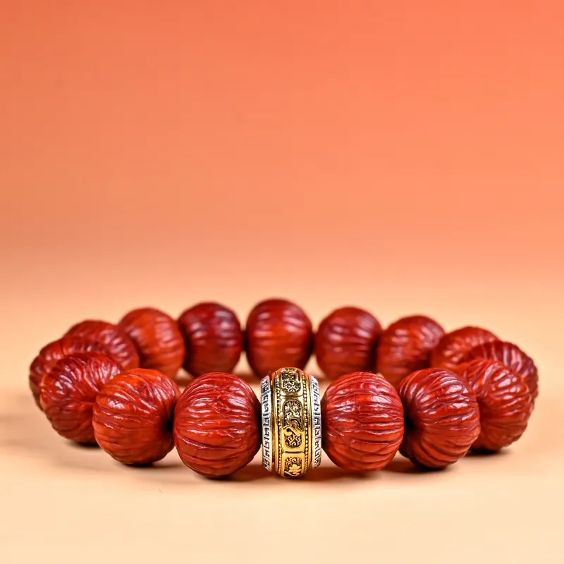 WUDE Monkey Head Walnut Bracelets Unisex-30