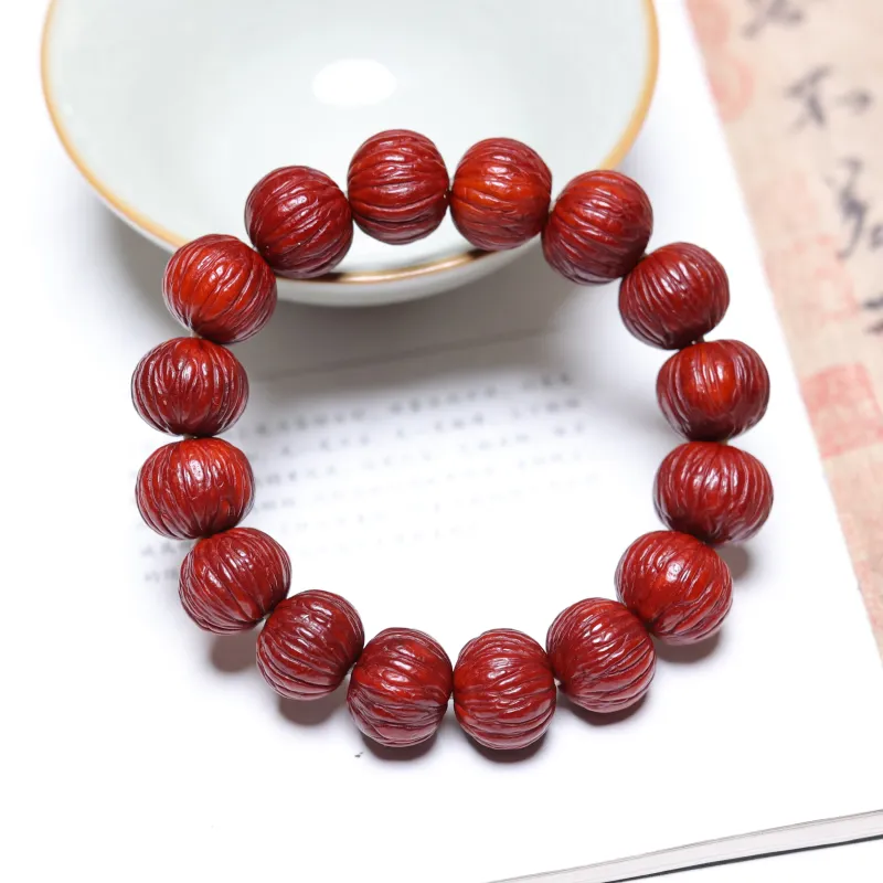 WUDE Monkey Head Walnut Bracelets Unisex-10