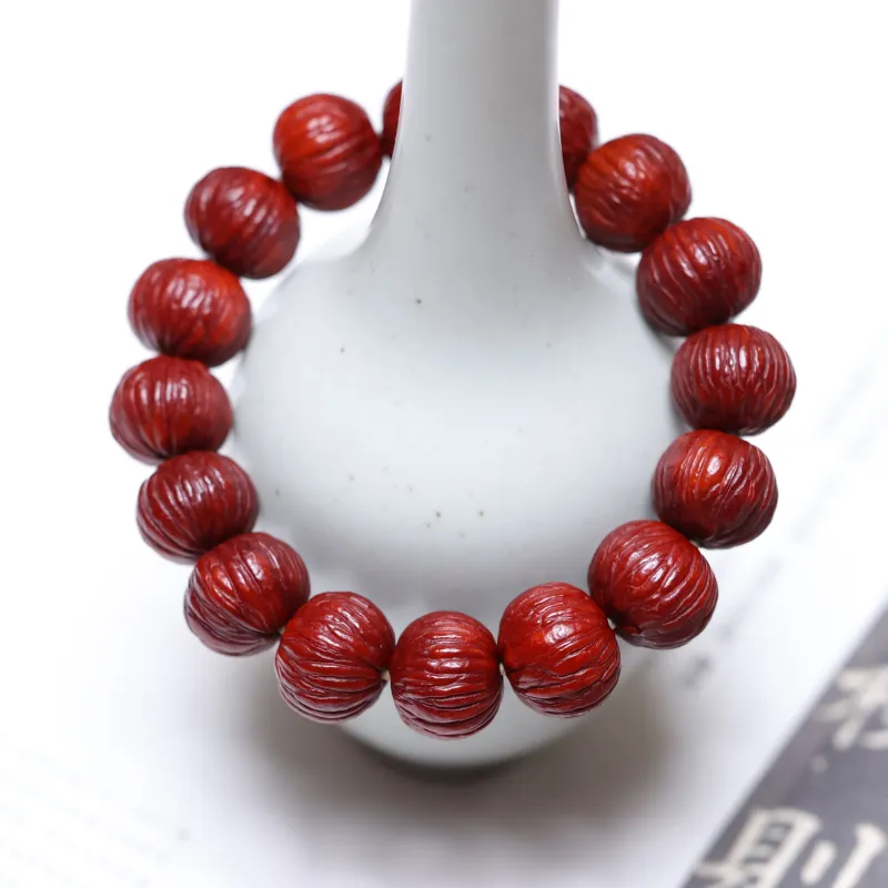 WUDE Monkey Head Walnut Bracelets Unisex-12