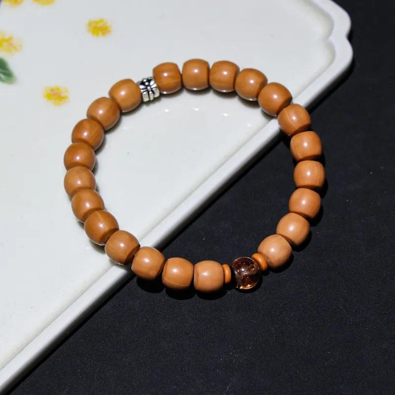 WUDE Monkey Head Walnut Wooden Bracelets Unisex-40