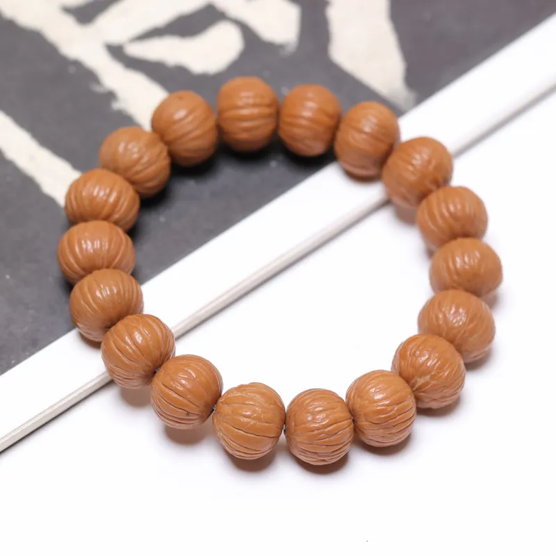 WUDE Monkey Head Walnut Bracelets Unisex-1