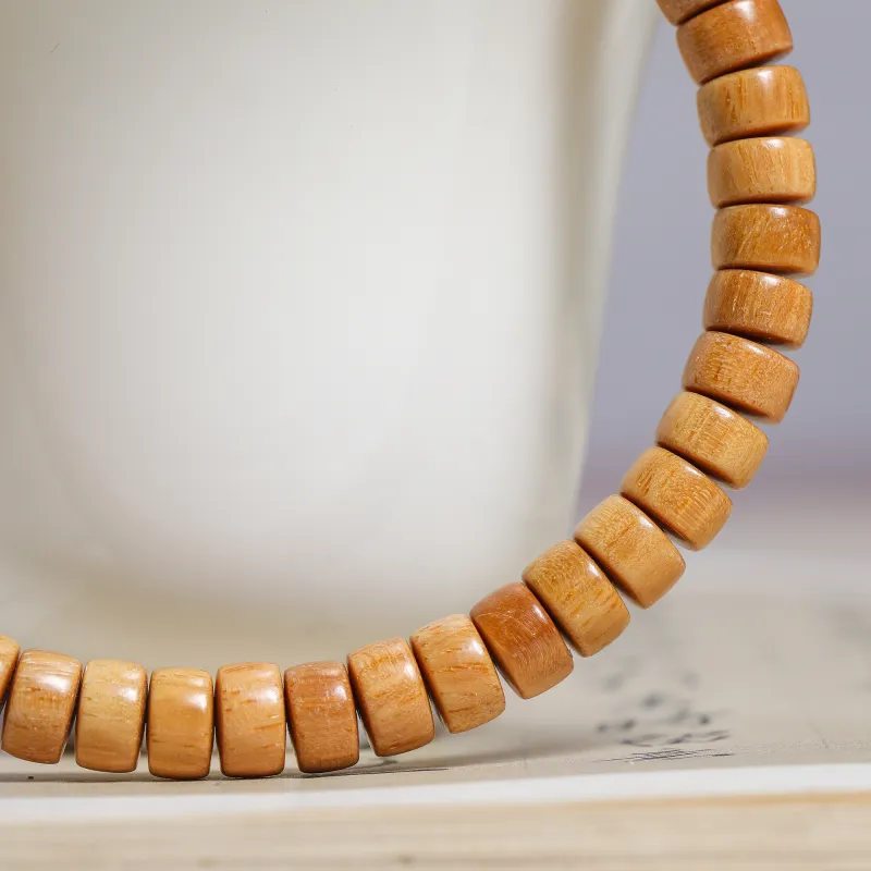 WUDE Barbie Sandalwood Wooden Bracelets Unisex-3