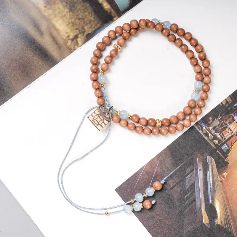 WUDE Barbie Sandalwood Wooden Bracelets Unisex-4